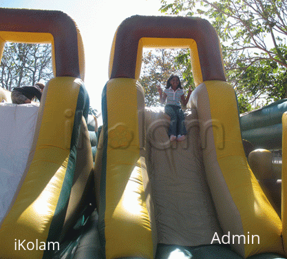 Rangoli: Fun slides at the Pumpkin Patch