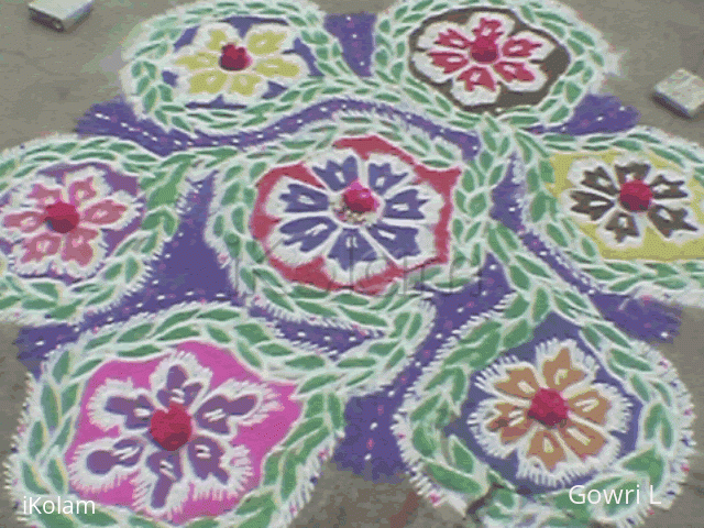 Rangoli: Flower