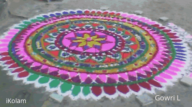 Rangoli: Pongal rangoli