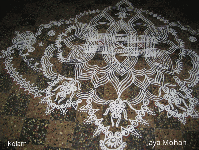 Rangoli: Double Padikolam!