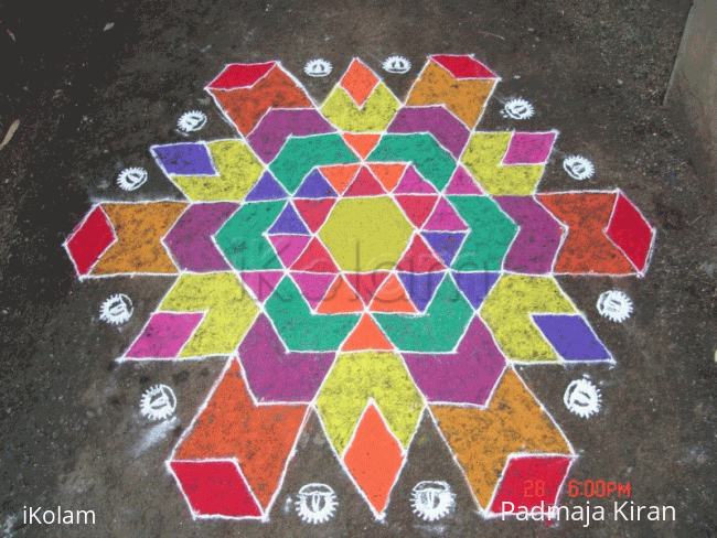 Rangoli: Snowflake