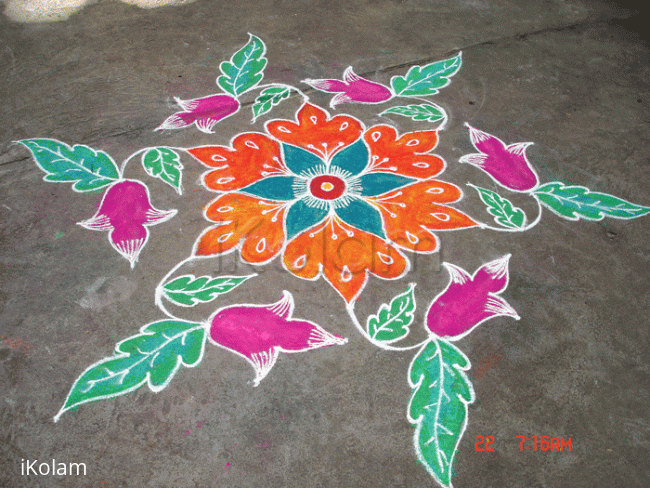 Rangoli: Kolam 3