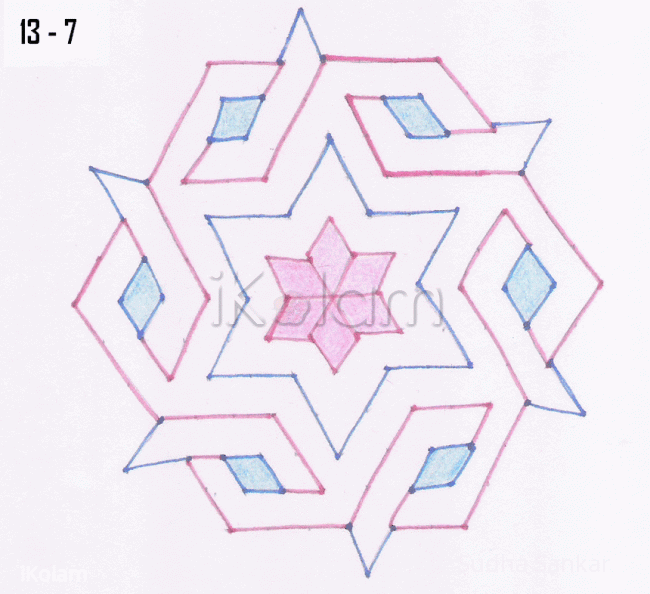 Rangoli: Kolam - Stars