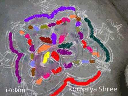 Rangoli: Kolam with color