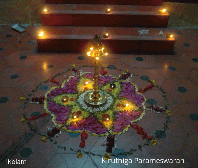 Rangoli: Karthigai Kolam 