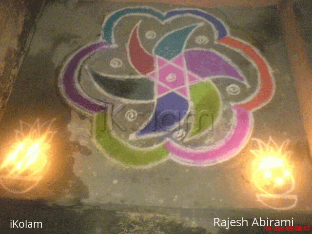 Rangoli: Pongal rangoli