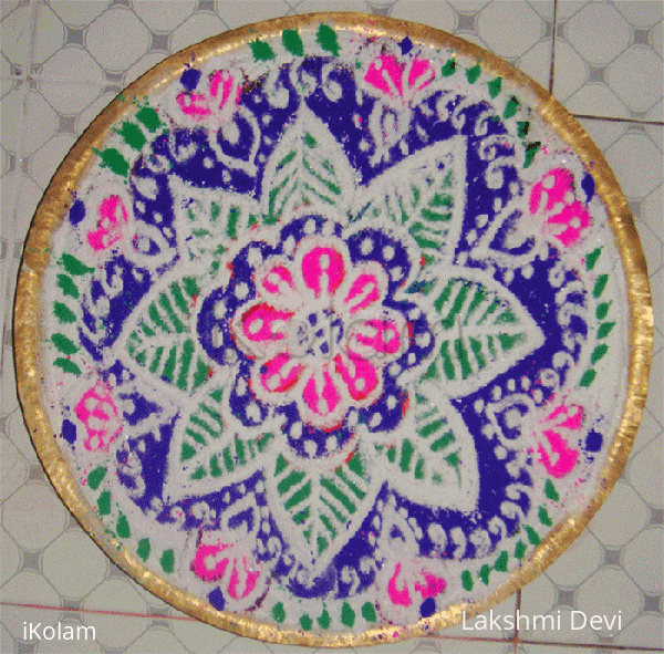 Rangoli: Water rangoli