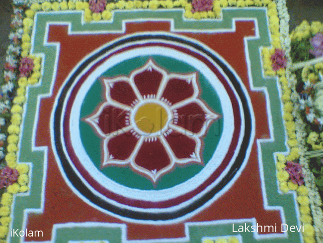 Rangoli: Rangoli for Lakshmi Pooja