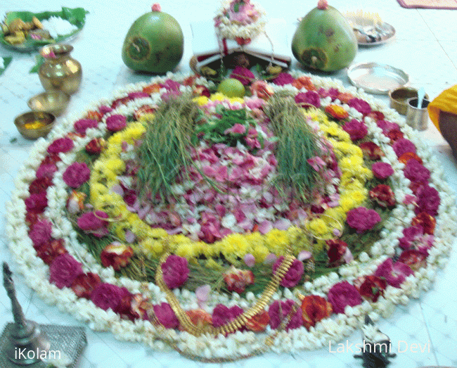 Rangoli: Lakshmi Pooja