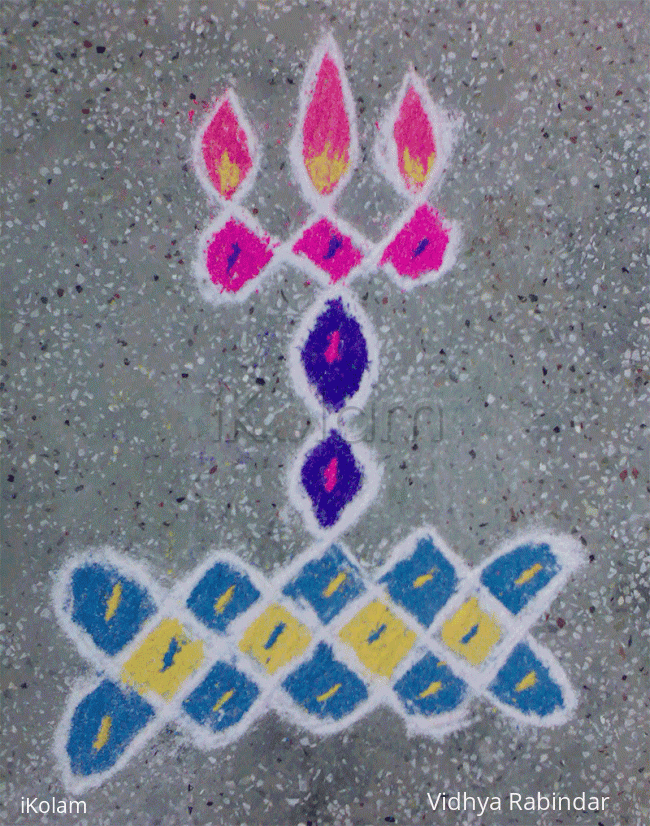 Rangoli:  Krithikai Kolam