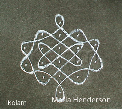 Rangoli: Dotted Kolam