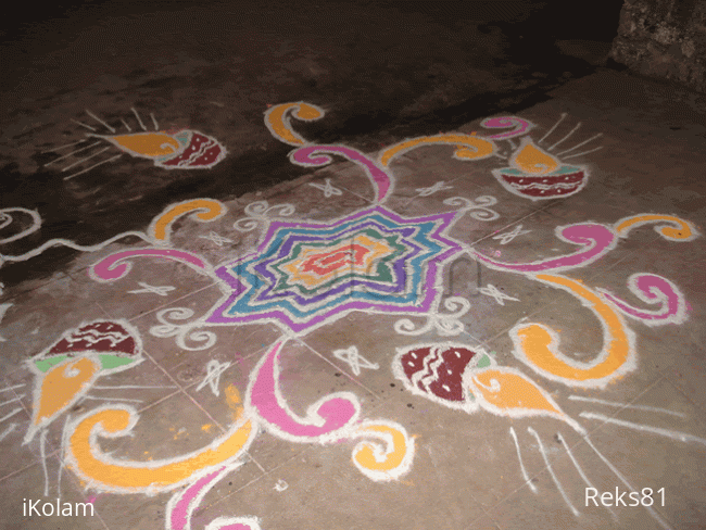 Rangoli: Nested stars