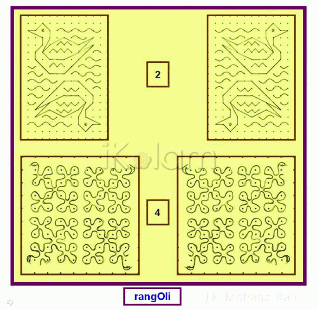 Rangoli: Plane groups  - 2   4