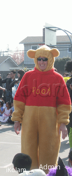 Rangoli: Winnie the Pooh costume