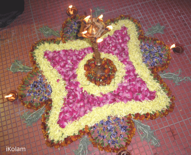 Rangoli: Poo-kolam