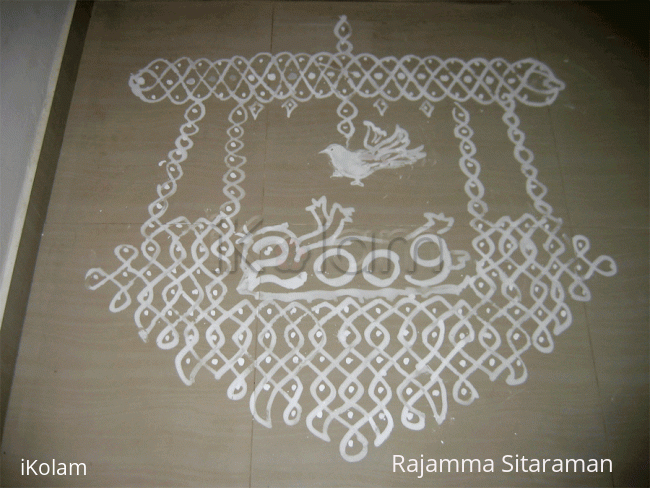 Rangoli: Peaceful 2009