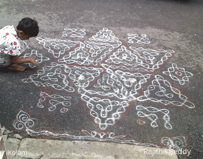 Rangoli: Rangoli on Balipadyami