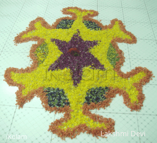 Rangoli: Rangoli-flowers