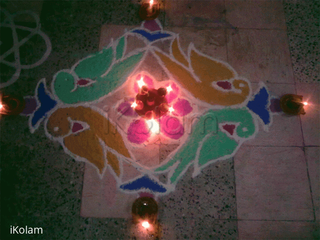 Rangoli: Karthigai kolam