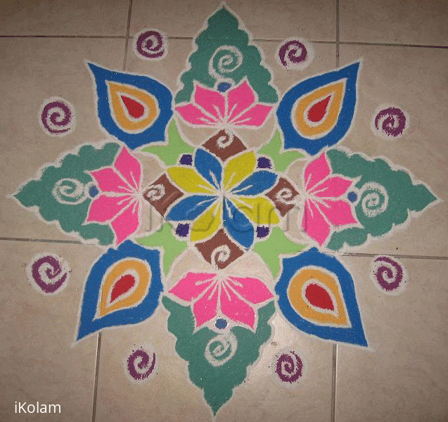 Rangoli: Sparkles and Spirals