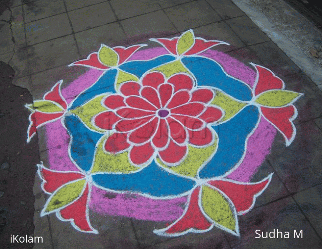 Rangoli: Margazhi dew drops Kolam contest - 2008-2009