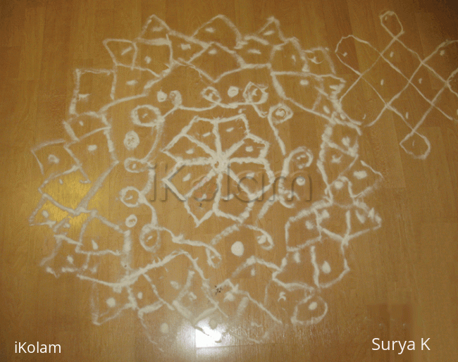 Rangoli: Rangoli and  knot of eternity