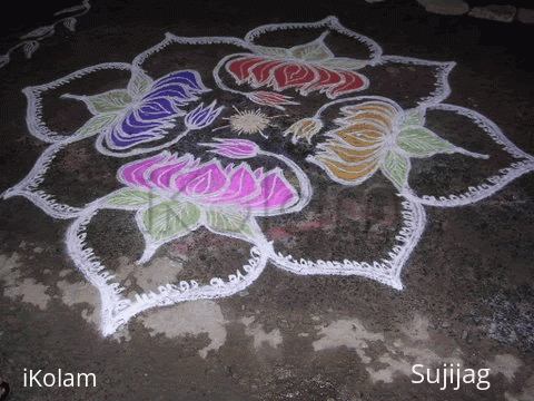 Rangoli: Lotus