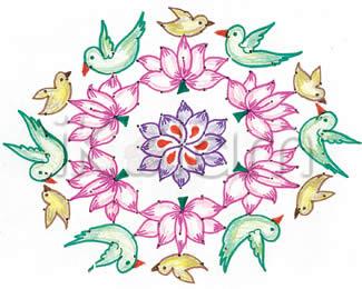 Rangoli: Birds of a feather