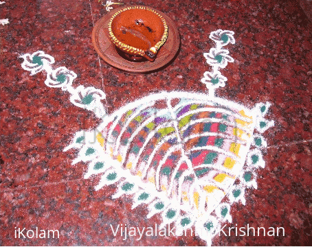 Rangoli: Rangoli garland