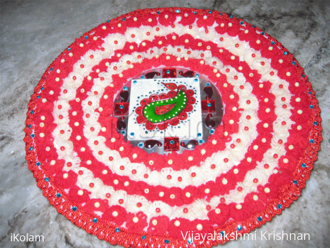 Rangoli: Rangoli - using wool