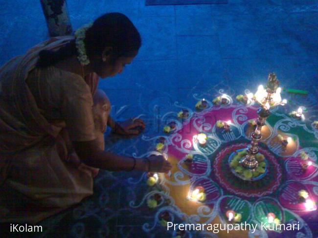 Rangoli: karthikai depam special