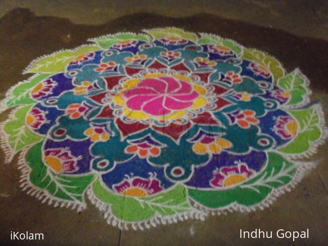 Rangoli: margazhi dew drops contest 2009-2010