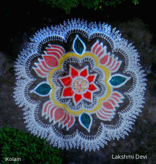 Rangoli: HAPPY GOWRI-GANESHA