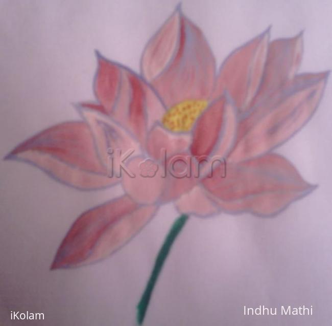 Rangoli: Watercolor Lotus