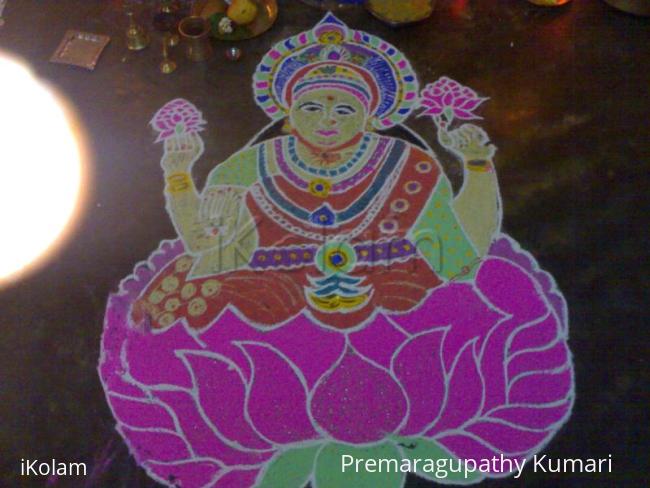 Rangoli: navarathri rangoli