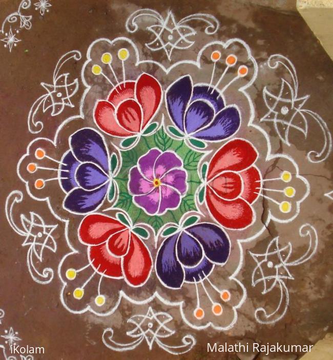 Rangoli: Flower pond