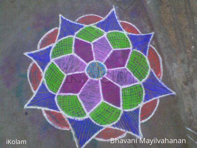 Rangoli: Margazhi flower1