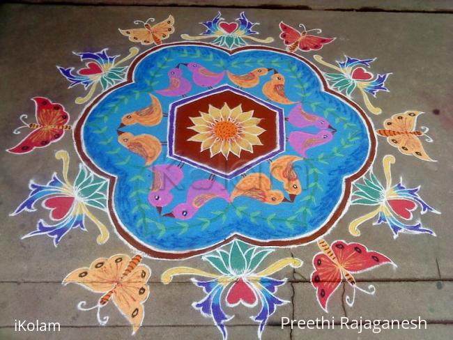 Rangoli: Margazhi Dew Drops Rangoli Contest - 2010