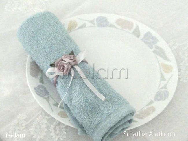 Rangoli: napkin ring