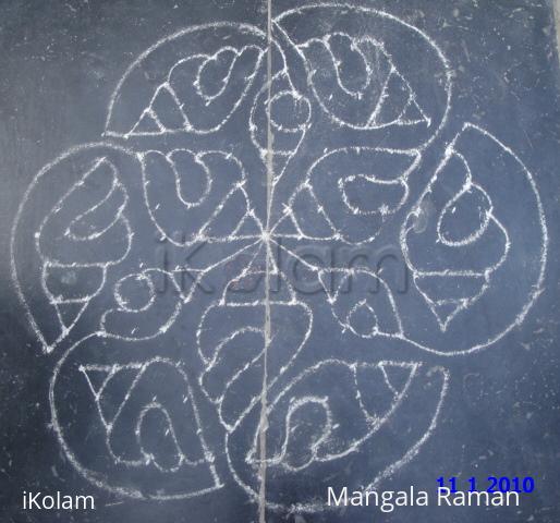 Rangoli: 11th jan 10 kolam