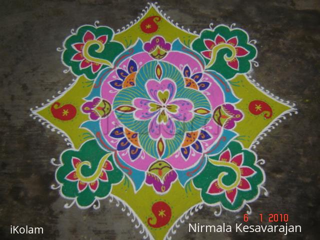 Rangoli: Margazhi Dew Drops Rangoli Contest - 2010