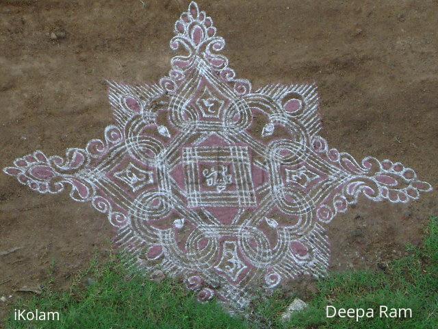 Rangoli: 'sarva karyeshu sarvatha'