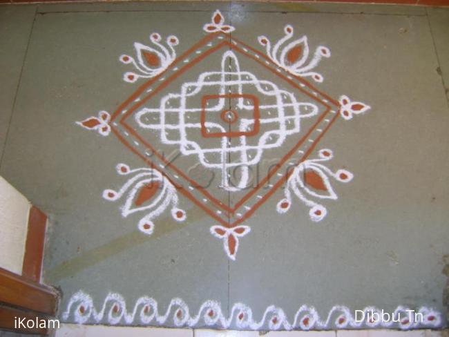 Rangoli: Simple Kolam