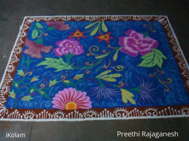 Rangoli: another magic carpet