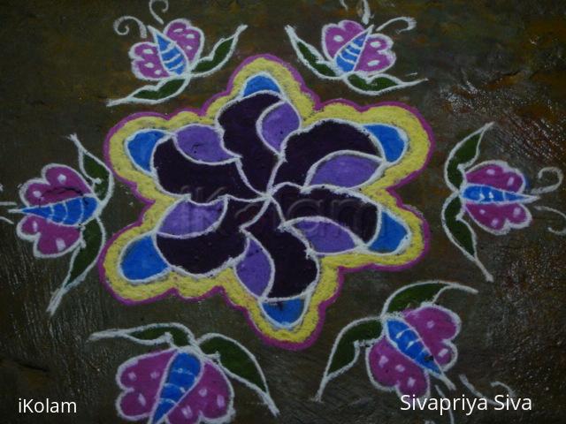 Rangoli: sanghu kolam