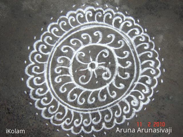 Rangoli: simple rangoli