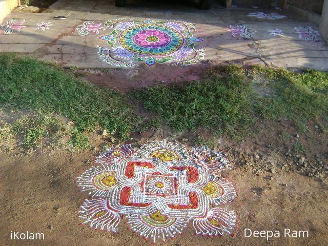 Rangoli: kolams for pongal