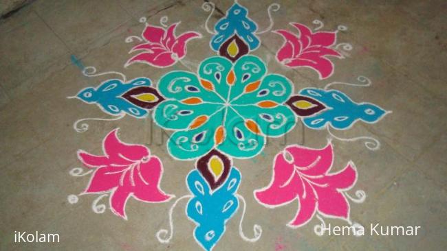 Rangoli: Rangoli done on Bhai Duj