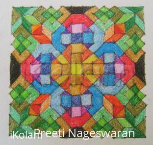 Rangoli: Stained Glass Kolam