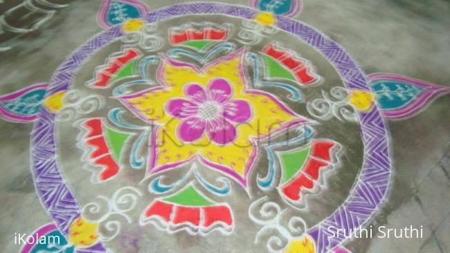 Rangoli: MY NEW YEAR RANGOLI